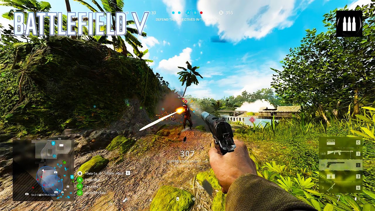 Battlefield 5: Defending Solomon Island Gameplay (No Commentary)