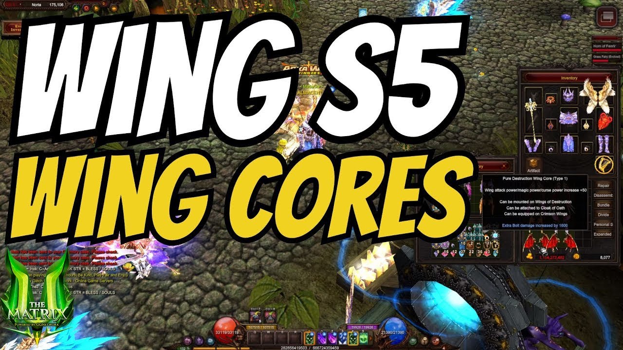 Wing Core MuTheMatrix [MuOnline]⚔️​