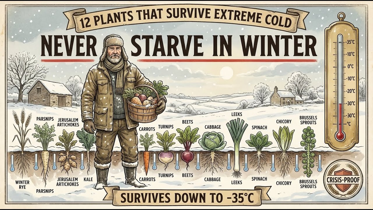 12 Plants That Survive Down to −35°C — Never Go Hungry in Winter Again!