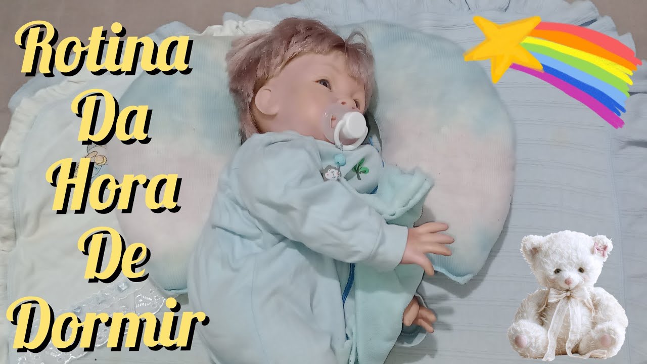  🧸ROTINA DA HORA DE DORMIR COM O BEBÊ REBORN NATHAN 🌙#bebereborn #bareborn #baby 