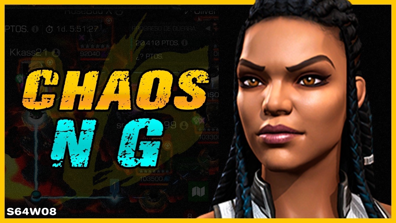 S64W08: CHAOS VS NIGHT GUARDIANS | VALKYRIE MEJORADA! | MCOC