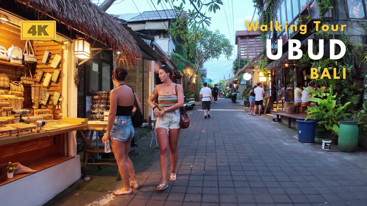UBUD, Bali After Nyepi 4K Walking Tour Around Monkey Forest, Karna, Hanoman & Goutama Street 2026