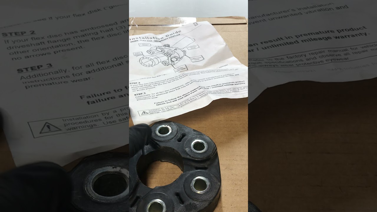 BMW Guibo Flex Disc Inspection & Diagnose...