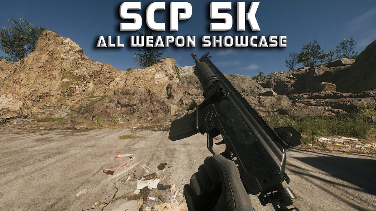SCP 5K : ALL WEAPON SHOWCASE IN 2025 4K