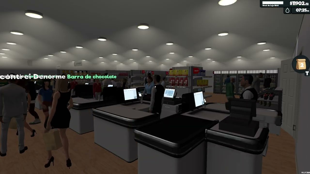 Jogando Supermarket Simulator Bovino Market #471