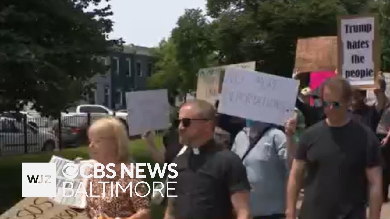 Baltimore immigration advocates protest ICE enforcement crackdown