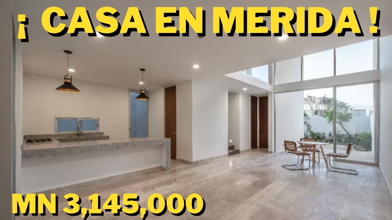 Casa en Venta de tres rec&aacute;maras en M&eacute;rida en Yucat&aacute;n // M&eacute;xico