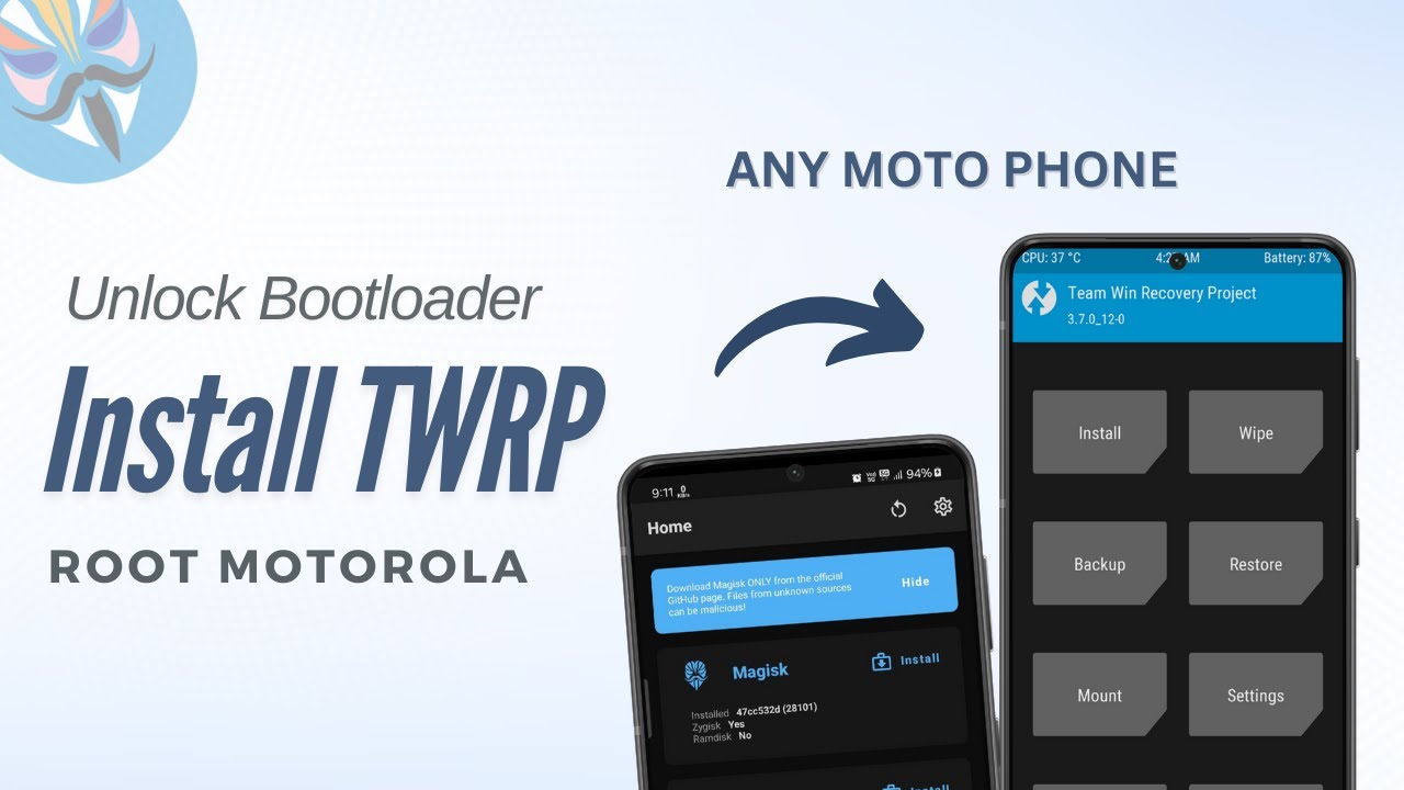 Установите TWRP Recovery на Motorola и получите root-права на любом телефоне Moto (серии Edge, Fu...