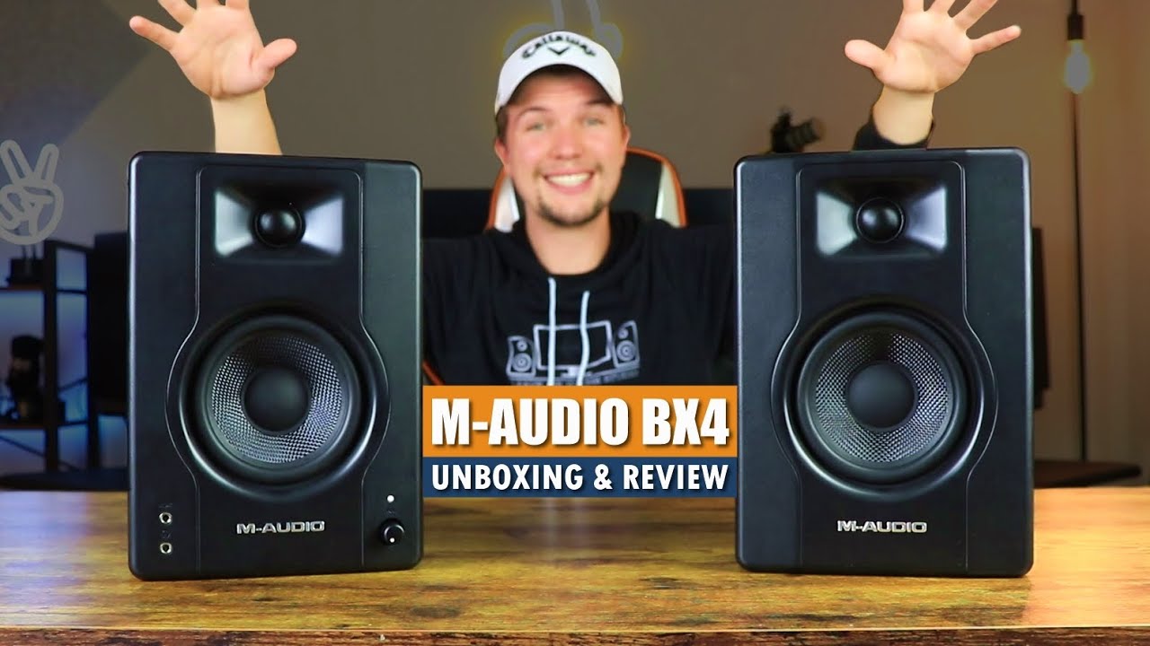 ЛУЧШИЕ БЮДЖЕТНЫЕ СТУДИЙНЫЕ МОНИТОРЫ 2021 ГОДА? | Студийные колонки M-Audio BX4 (распаковка и обзор)