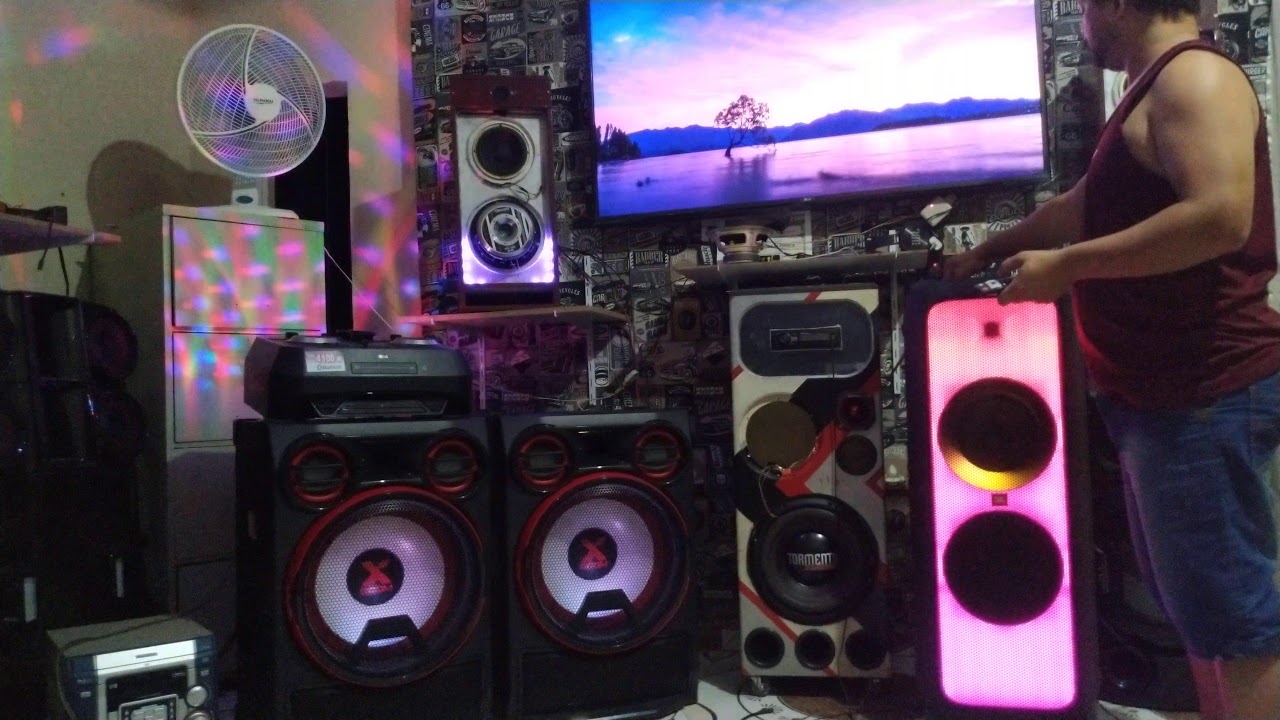 Torre JBL party box 1000 vs LG Ck99 comparação de qualidade...