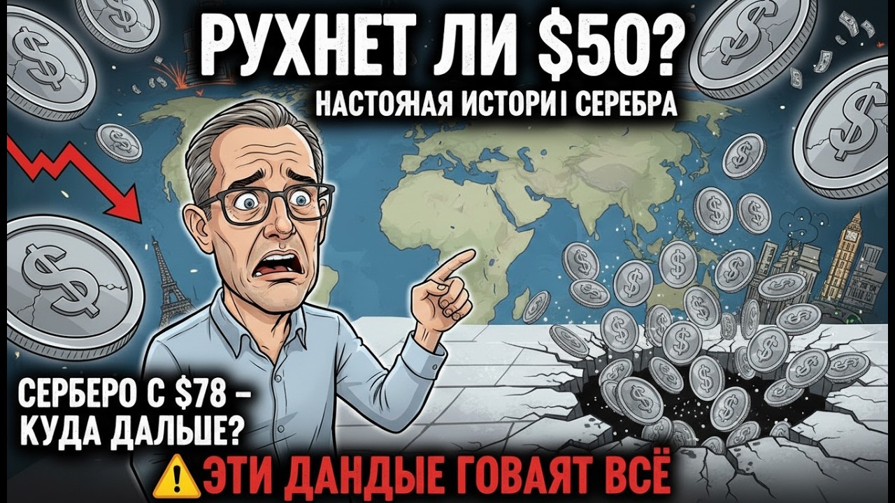 Уровень 50 долларов за баррель серебра находится под угрозой… Вот что показывают последние данные
