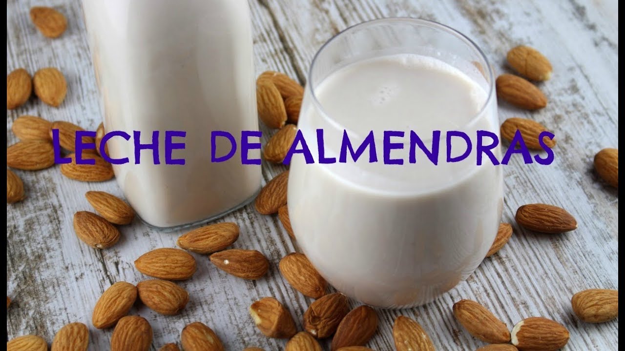 LECHE DE ALMENDRAS CON EXTRATOR DE JUGOS
