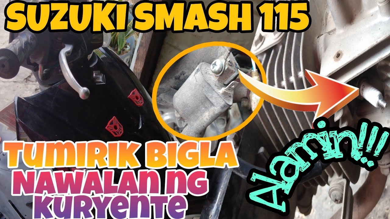 Suzuki Smash 115 Tumirik Bigla ang Kanyang Motor at Nawalan ng Kuryente. Alamin.