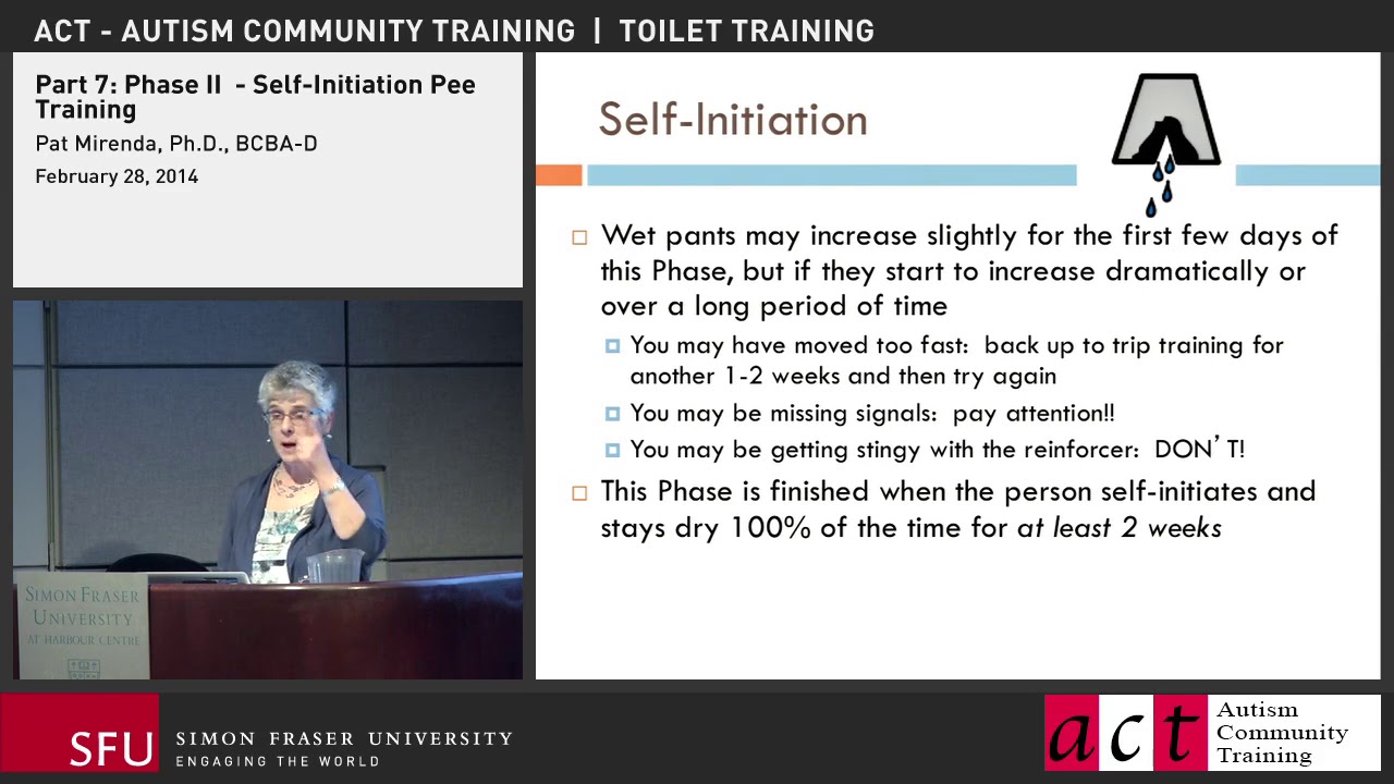 Toilet Training Part 7: Phase II – Self-Initiation Pee Training