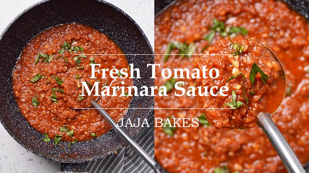 Fresh Tomato Marinara Sauce | Saus Marinara Tomat Segar | Jaja Bakes