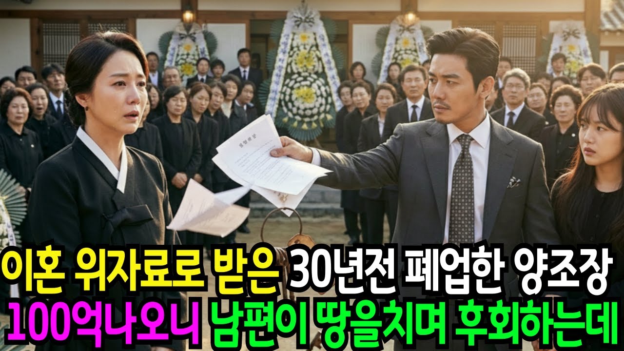 이혼 위자료로 받은 30년전 폐업한 양조장에서 100억이 나왔습니다ㅣ반전사연ㅣ사이다사연ㅣ노후사연ㅣ오디오북