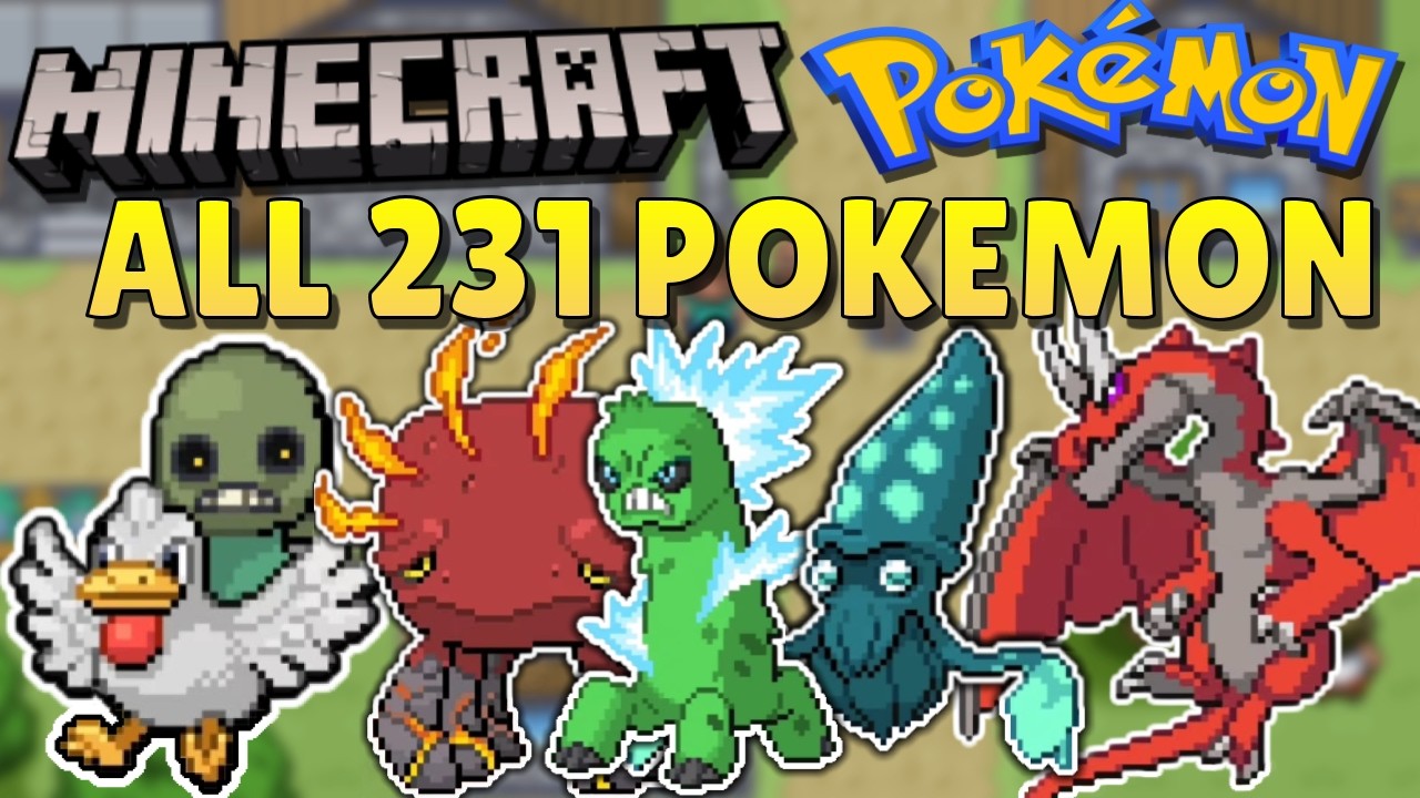 FULL MINECRAFT POKEDEX [UPDATED] - In-Depth Look At Minecraft Pokemon