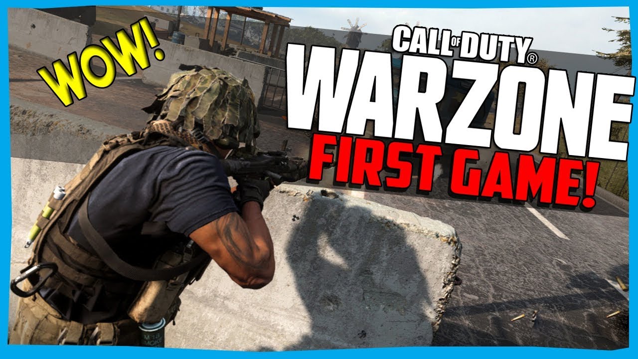 WARZONE... But It's my FIRST Game [Call Of Duty Modern Warfare MEMES]