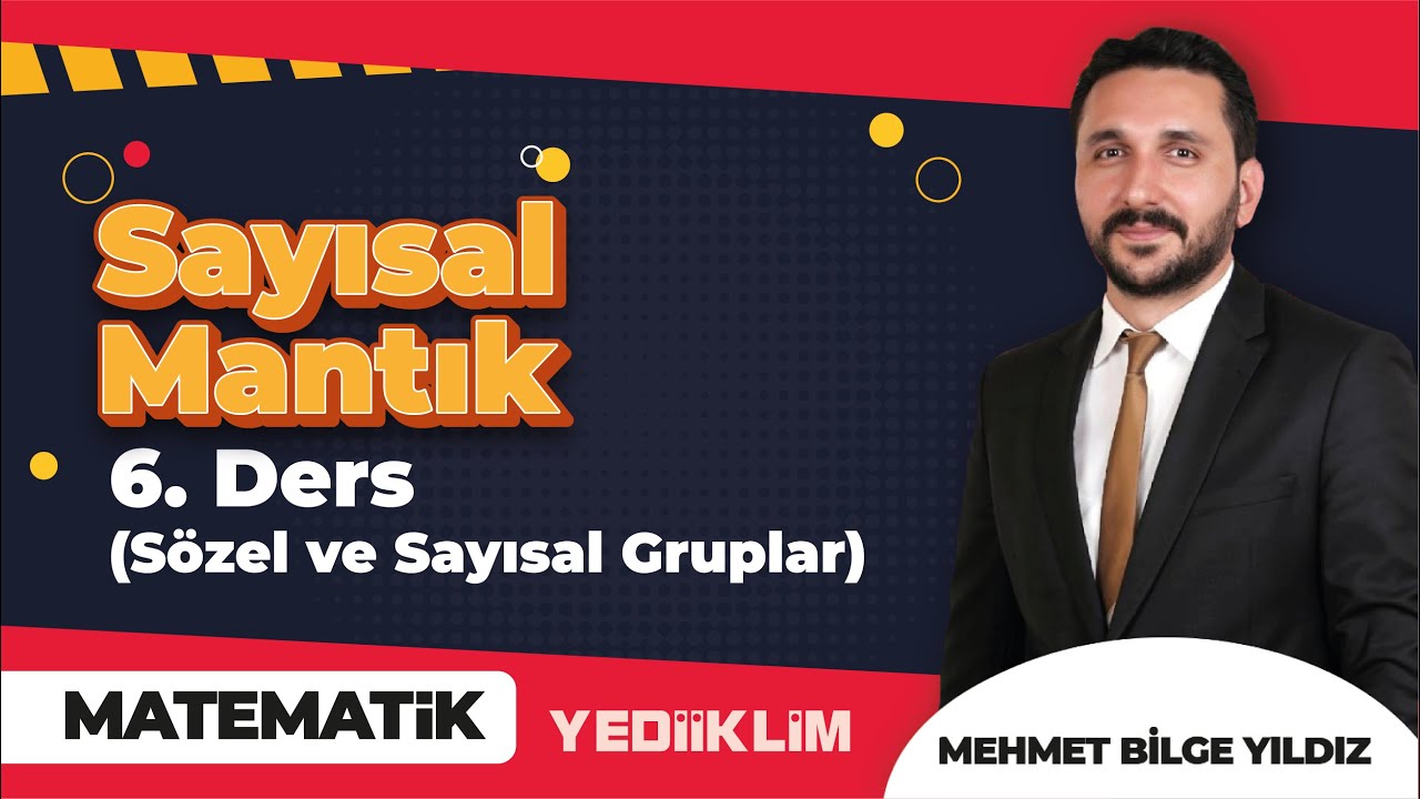 Sayısal mantık 6. Ders ( Sayısal ve Sözelcilere ) - Mehmet Bilge YILDIZ