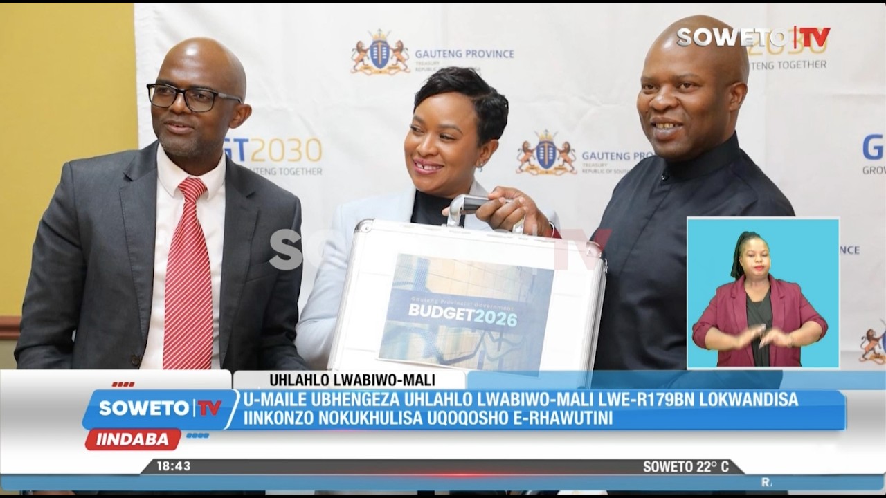 SOWETO TV NEWS | U-MAILE UBHENGEZA UHLAHLO LWABIWO-MALI LWE-R179BN UKWANDISA IINKONZO E-RHAWUTINI