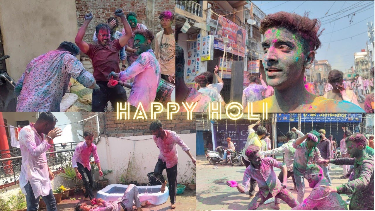 Best Holi celebration vlog in Lucknow 2026 with crazy colors dance and full masti | YASHVLOGS0006 | 