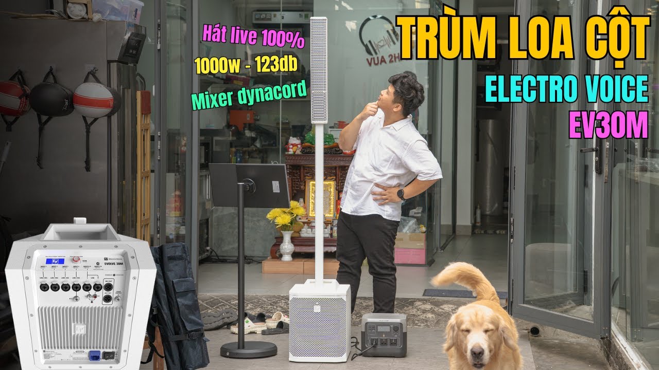 Unboxing - Review Electro-Voice EV30M white  | Chiếc loa cột tốt nhất năm 2025