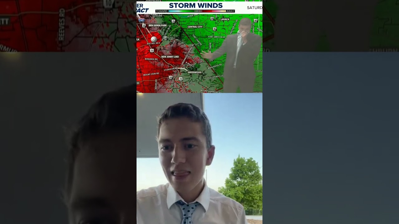 Meteorologist explains call to stay on air during small fire