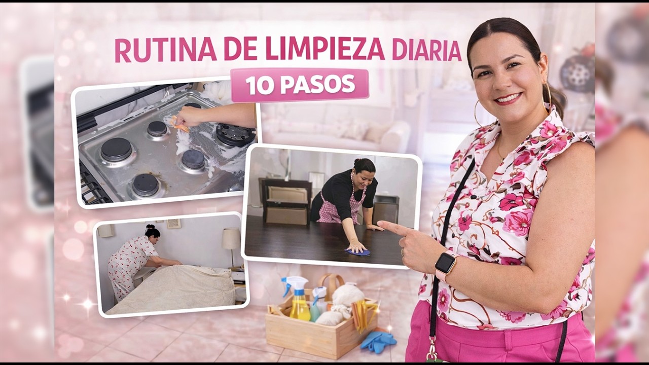 LIMPIEZA DIARIA DE MAMÁ REAL | Sin Ayuda y Sin Filtros 🏠✨10 pasos* JAMARELI