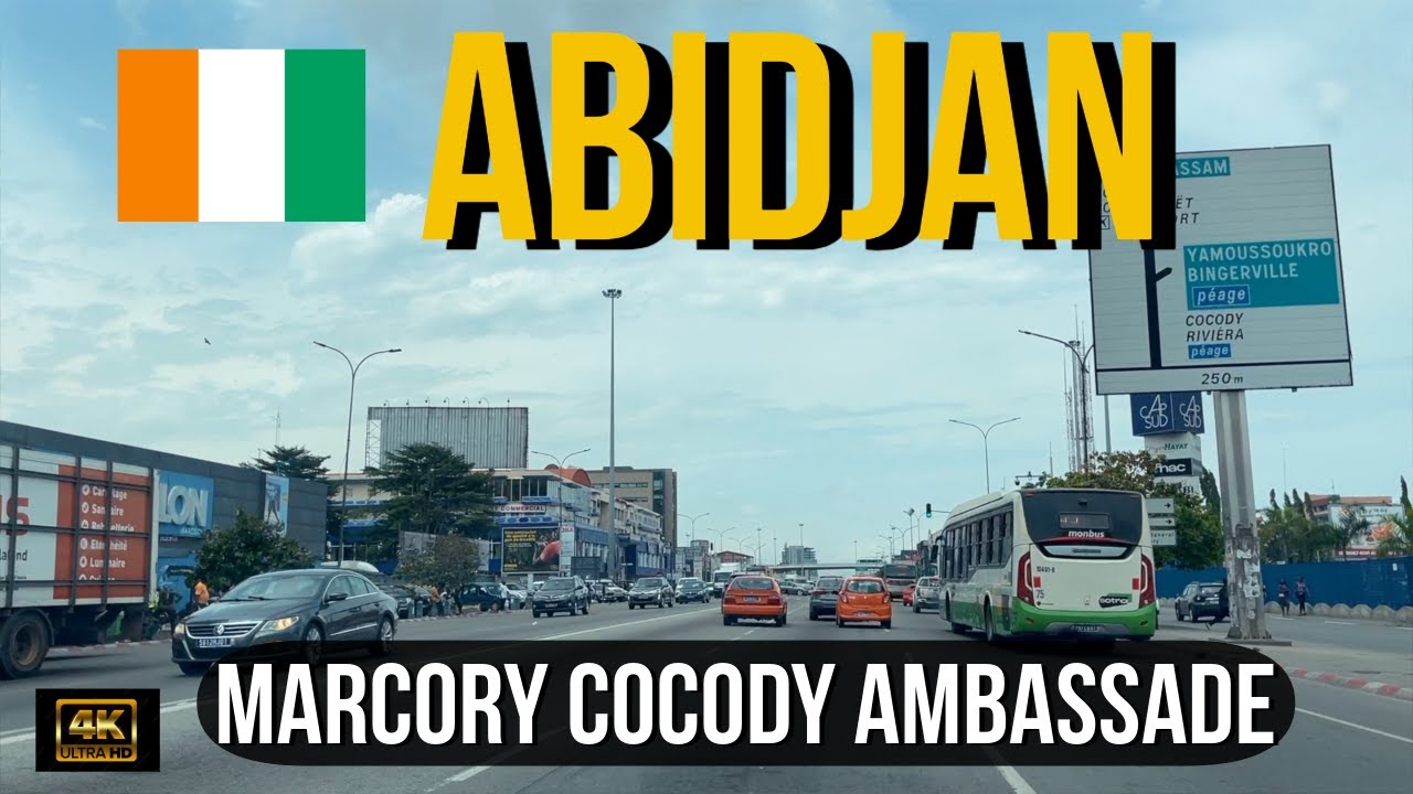 Abidjan tour de Marcory à Cocody Ambassade par le Pont HKB vous allez etre surpris