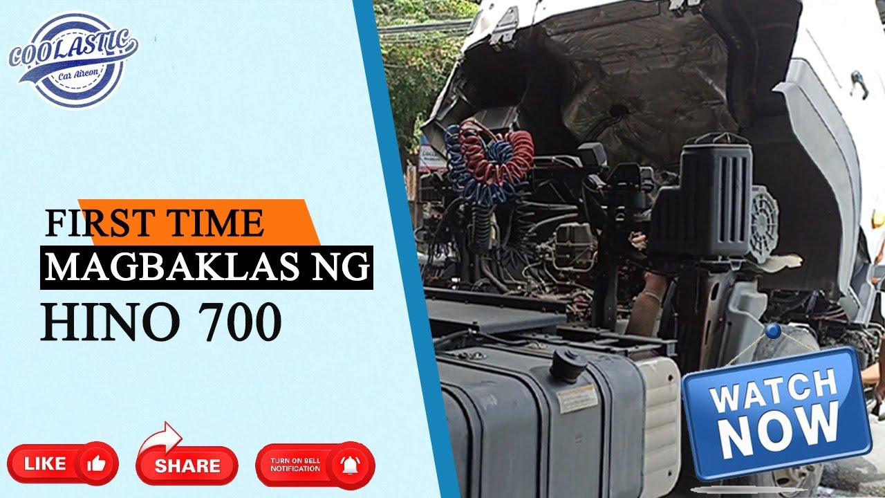 HINO 700 | CLEANING EVAPORATOR