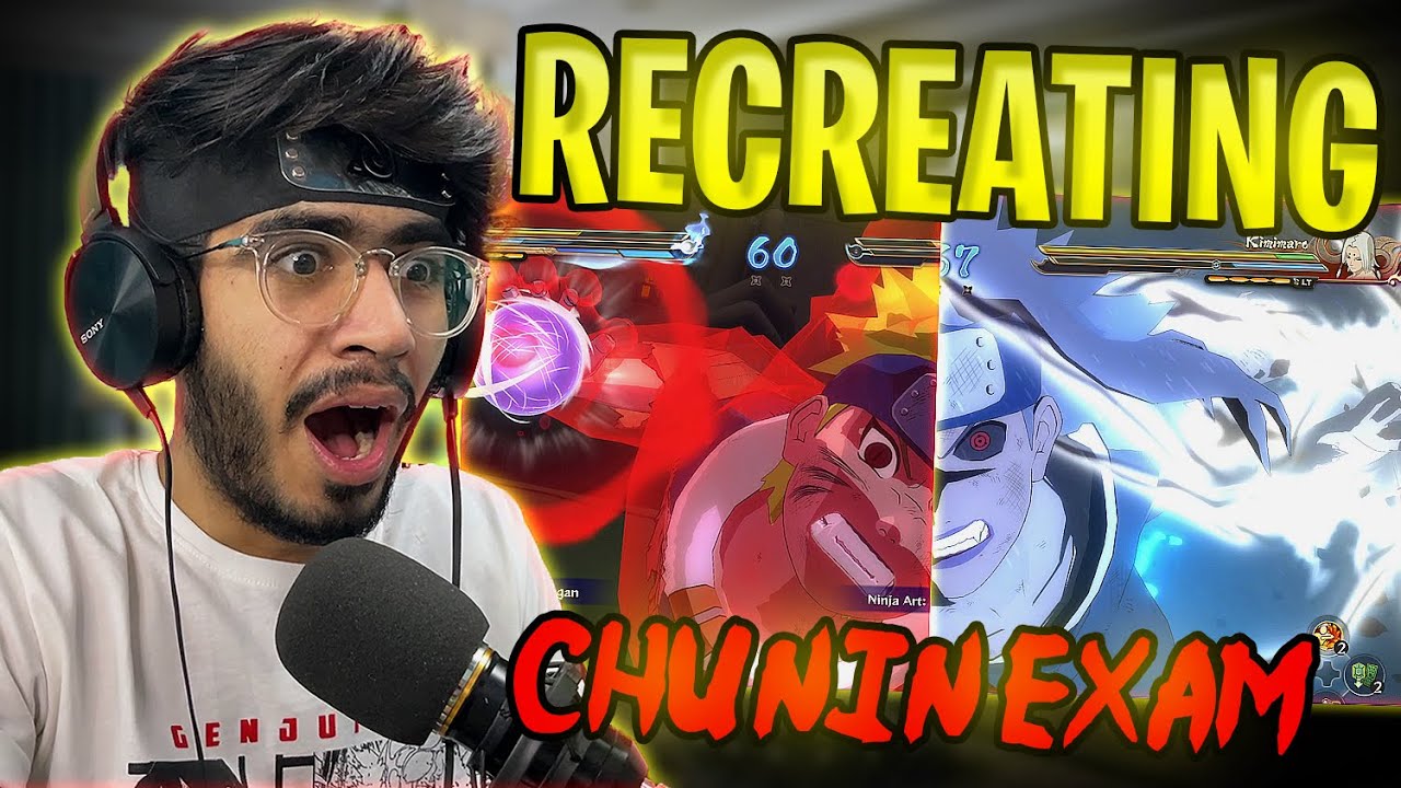 I RECREATED CHUNIN EXAM 😍 in Naruto Game 🔥