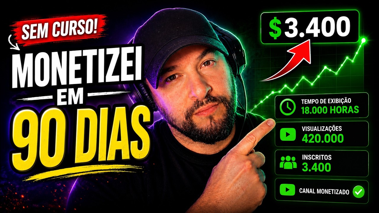 Canal monetizado em 90 dias | O que eu fiz que deu certo?