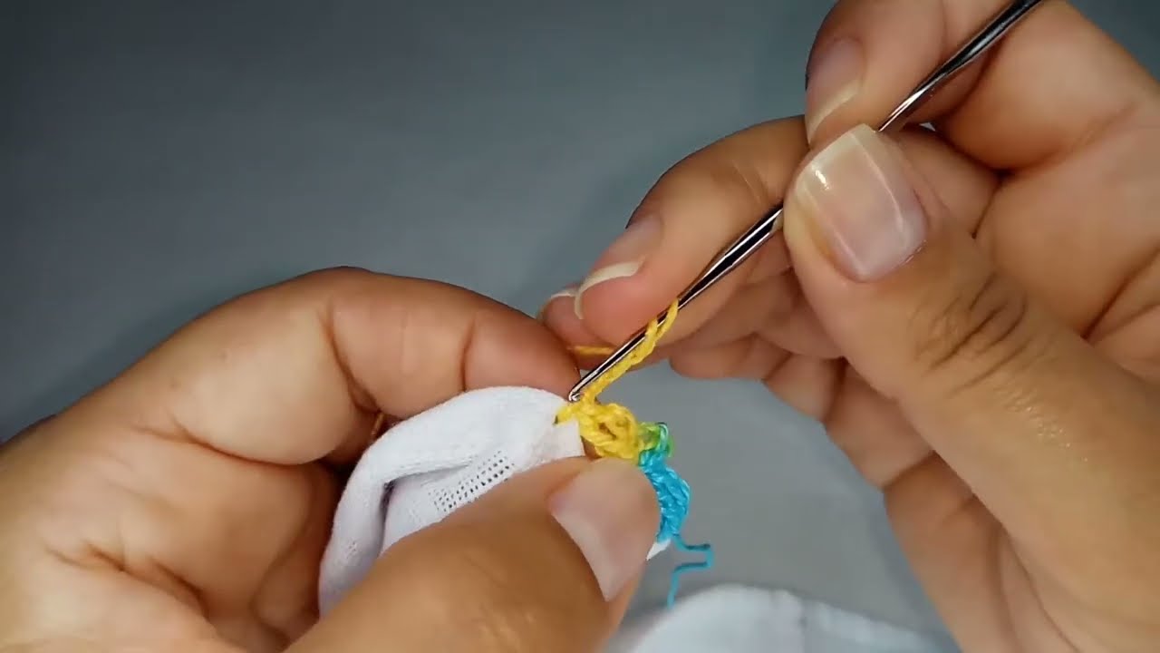 💥BARRADO BICO DE CROCHÊ CARREIRA UNICA SUPER FÁCIL! Tutorial de crochê #repost fogos
