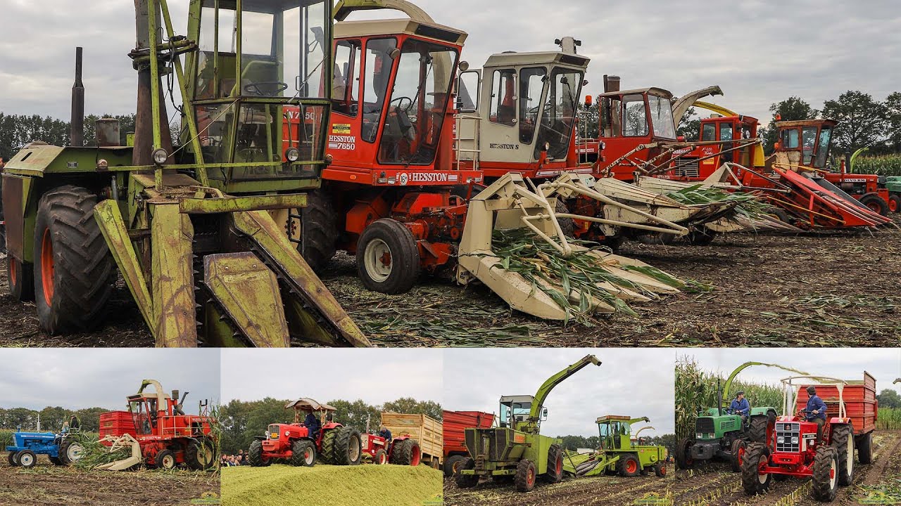 Good old harvest! Oldtimer Hakseldag Dalen 2021 - Claas | Hesston | Farmhand