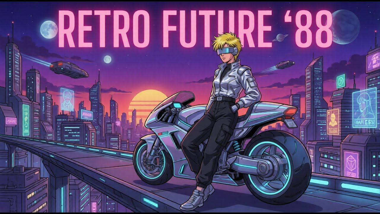 RETRO FUTURE '88 | 2 Hour Synthwave, Cyberpunk & Retrowave Music Mix