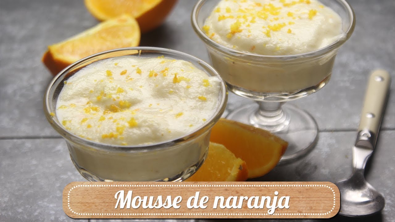 Receta de Mousse de naranja