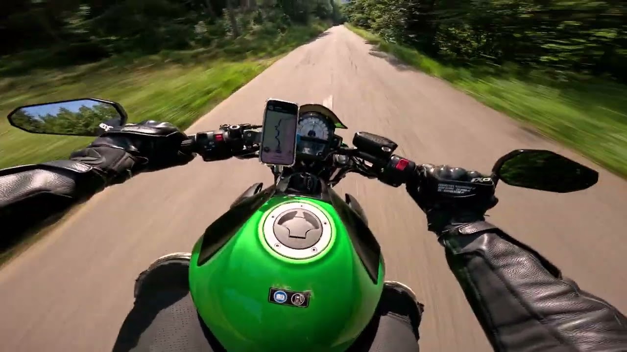 Kawasaki ER6N 2016 Power In Mountain Pass | PURE SOUND | POV