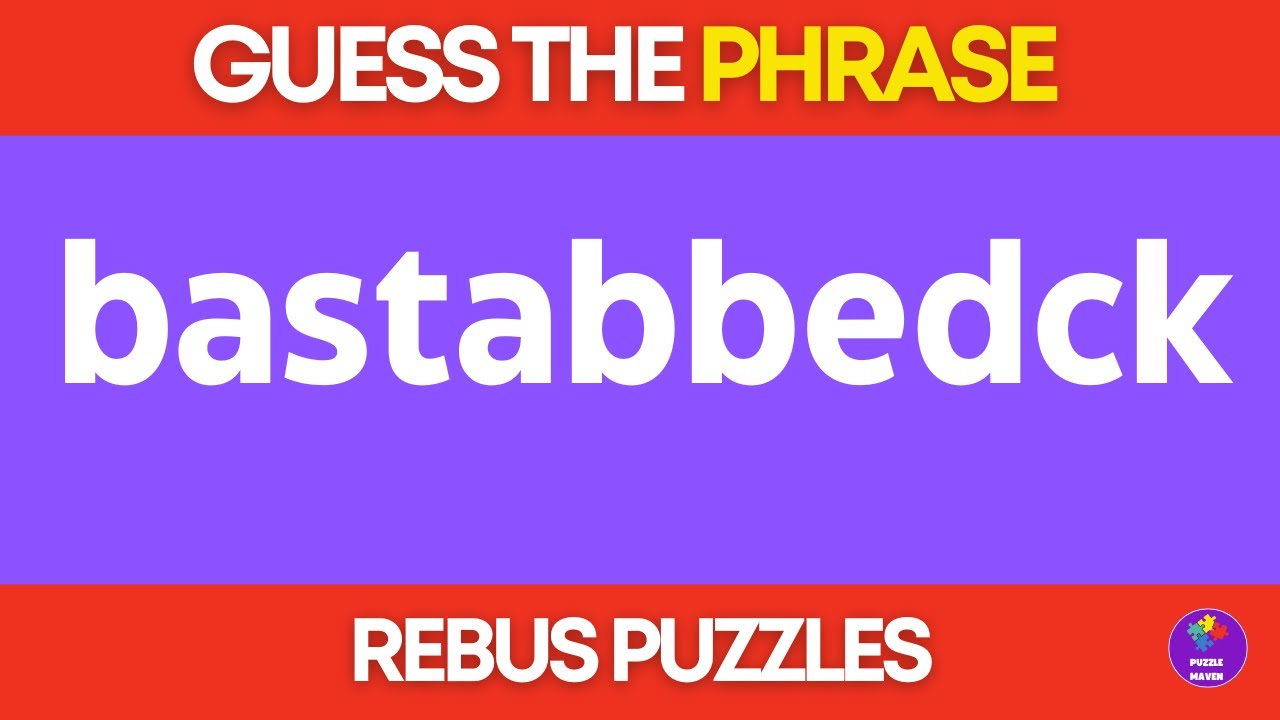 Rebus Puzzles With Answers:  Guess the Phrase 35