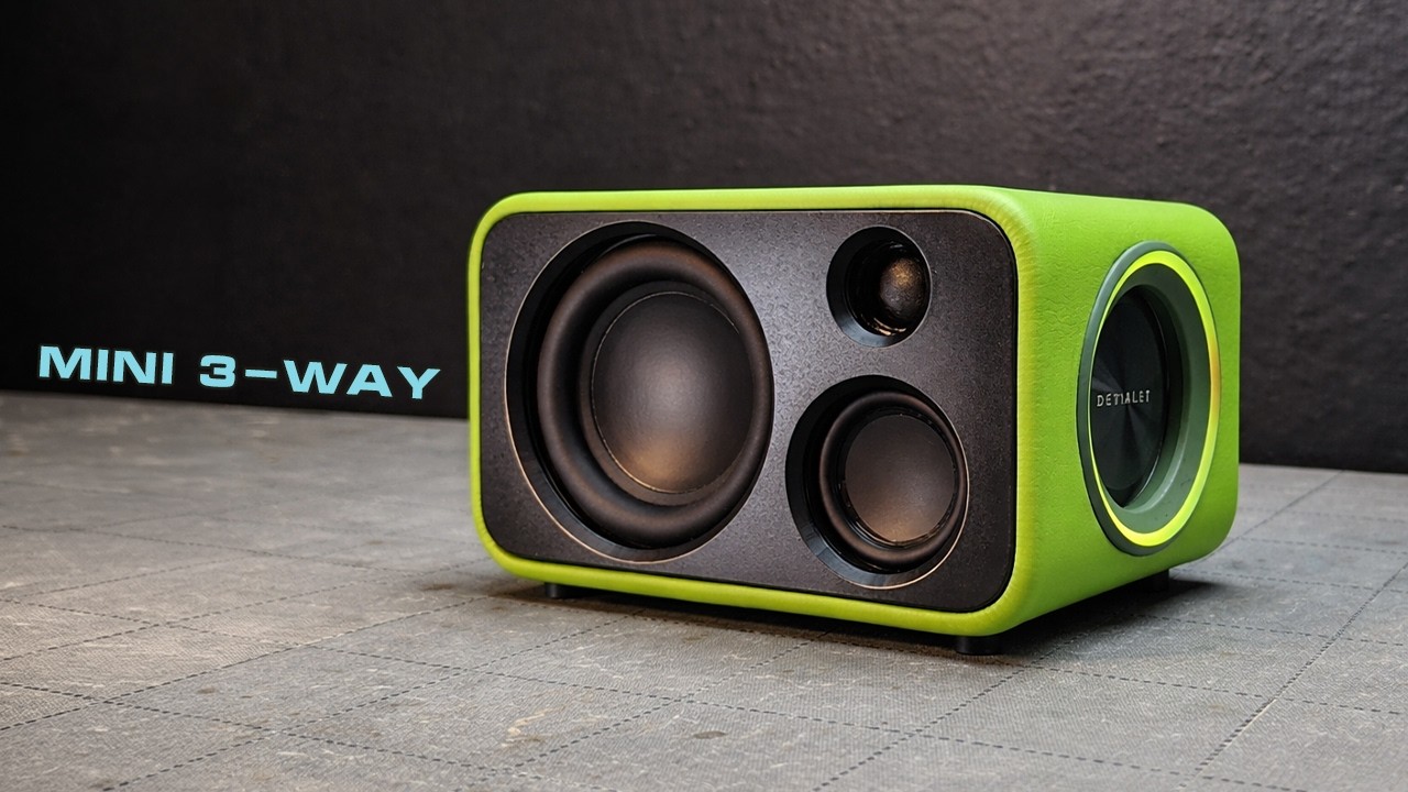 I Built a Powerful Mini 3-Way Speaker!