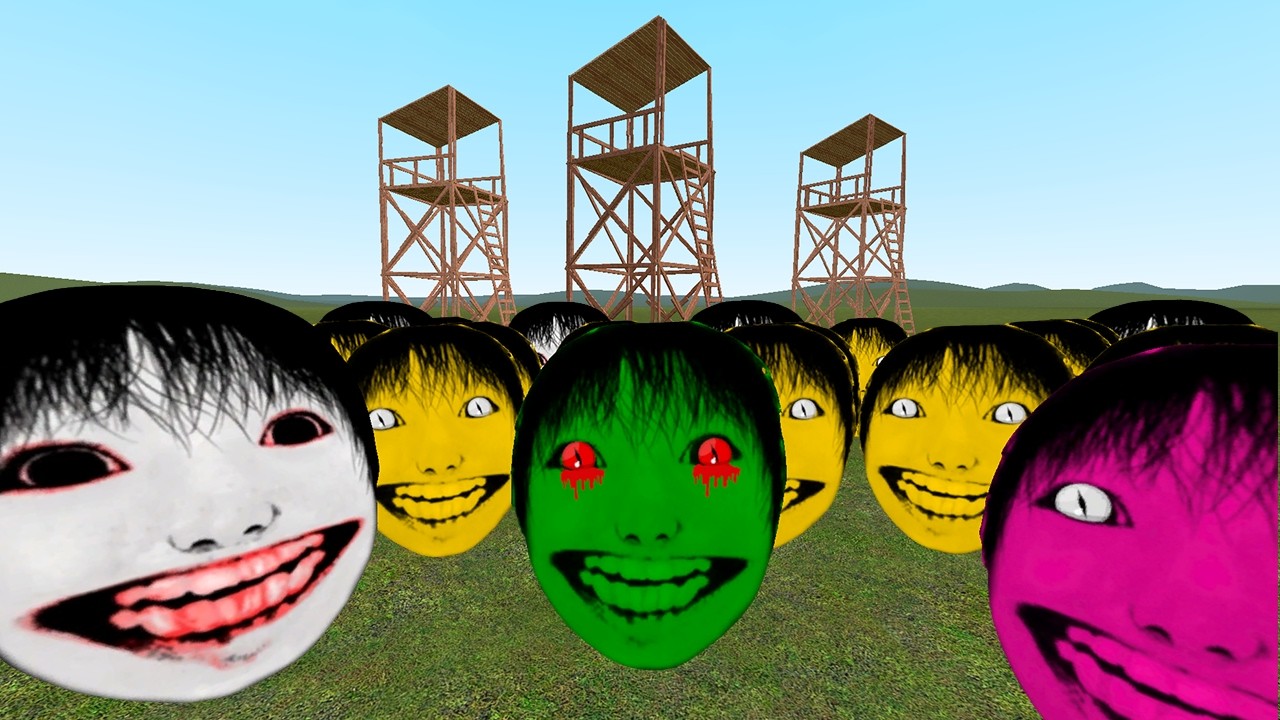 Yoshie Kimura Vs Towers In Garry's Mod Part 2 | Gmod Towez