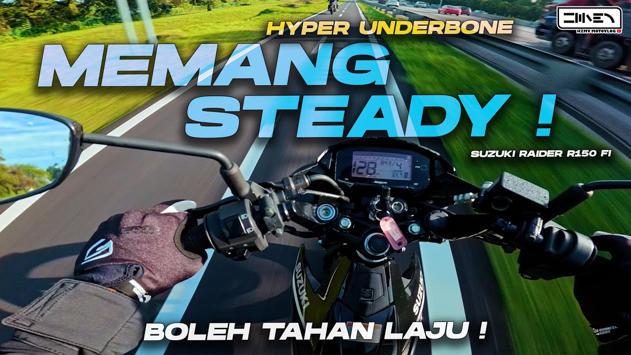 KAPCAI HYPERUNDERBONE PALING STEADY 🔥 | Suzuki Raider R150 FI Satria Malaysia [4K]