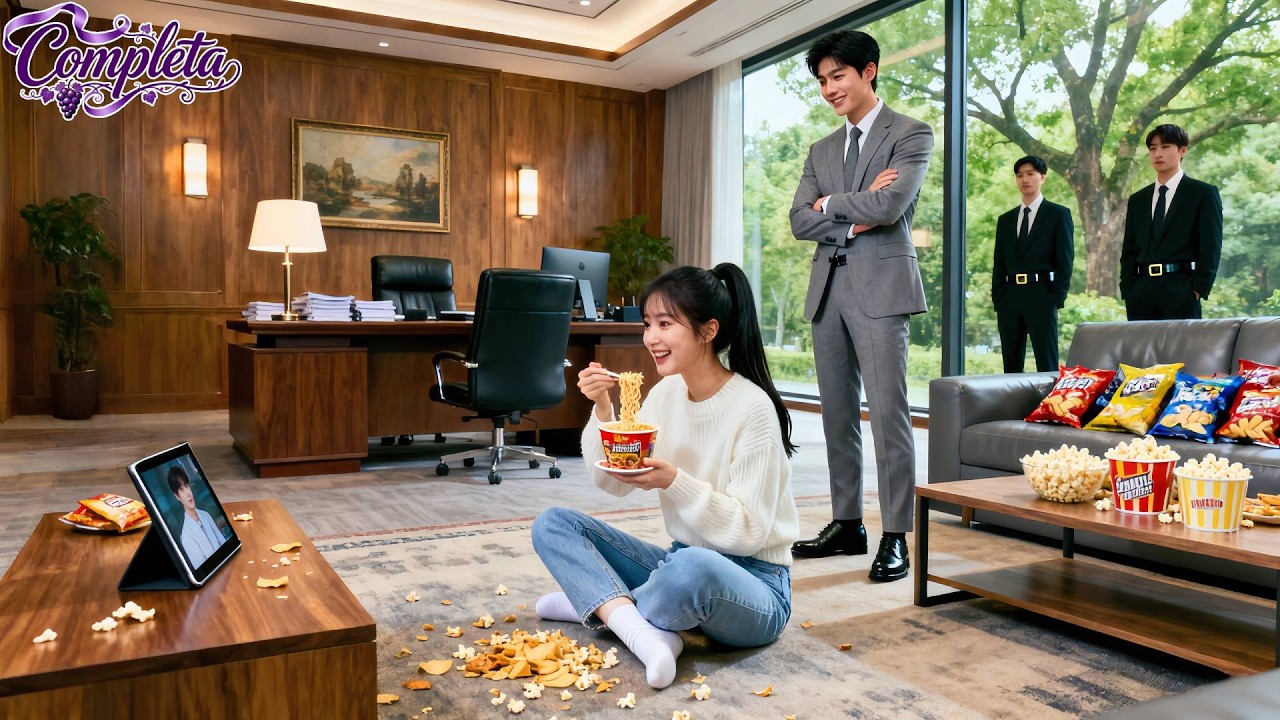 Todos Pensaram Que Garota Pobre Seria Demitida por Comer no Escritório do CEO—Mas Ele Se Apaixonou!