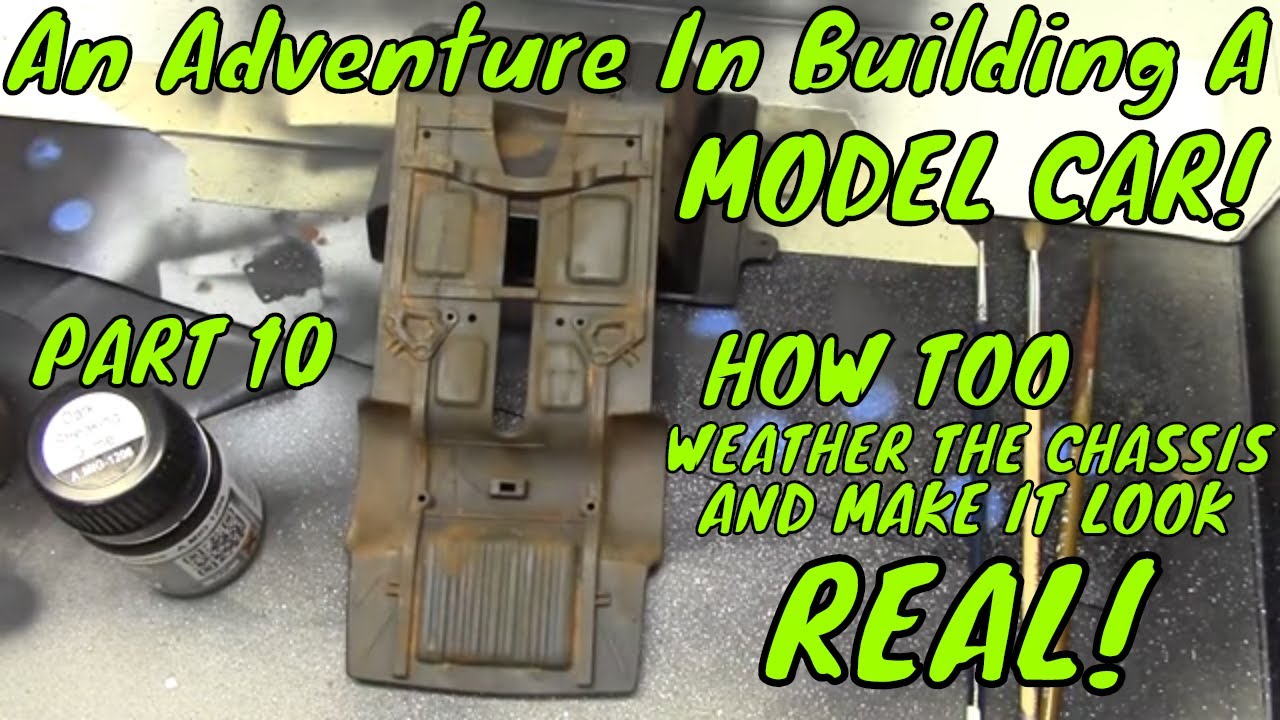 How To Do Real Looking Weathering a Model Car Chassis.(AIBMC Part 10)
