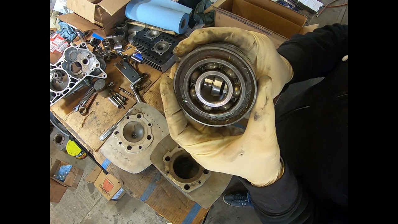 Suzuki T500 Sidecar Blown Motor Inspection