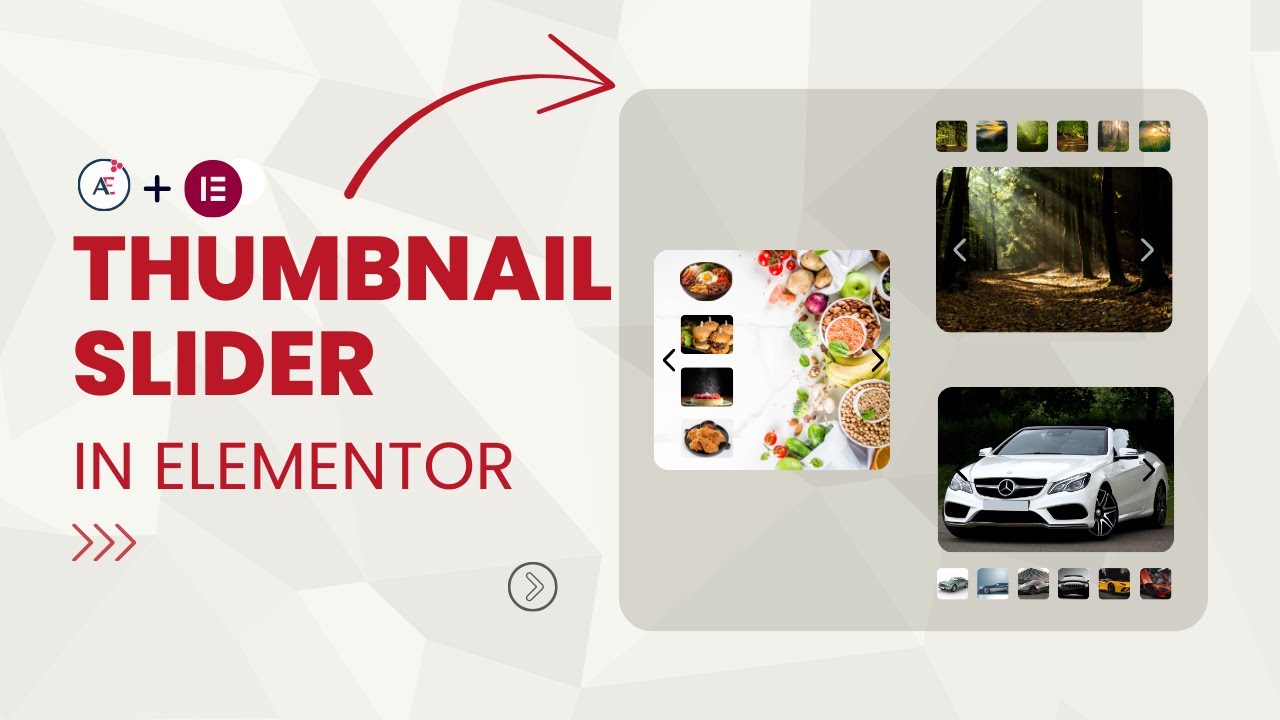 Create Thumbnail Slider in Elementor