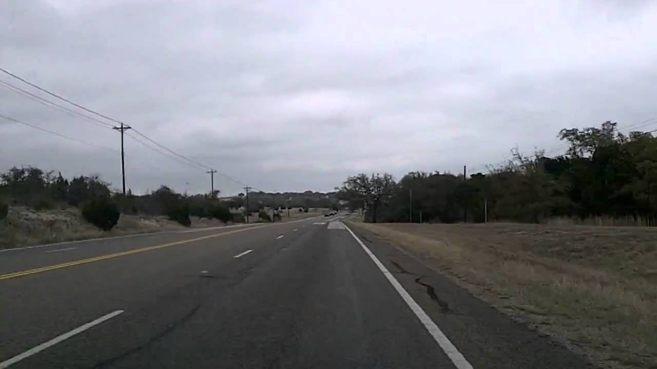 Texas Hill Country: Blanco, Johnson City, Marble Falls US 281 Time Lapse