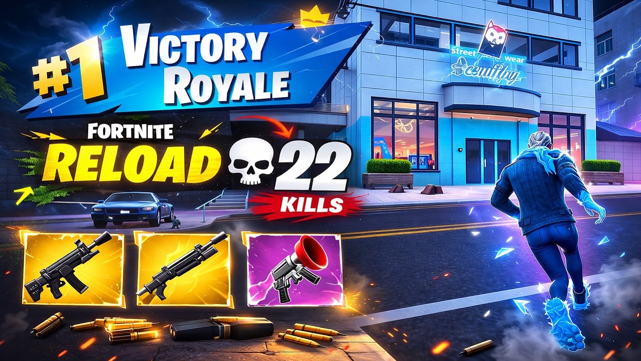 Fortnite Reload | High 22 Kills Solo Gameplay (Fortnite Chapter 7)