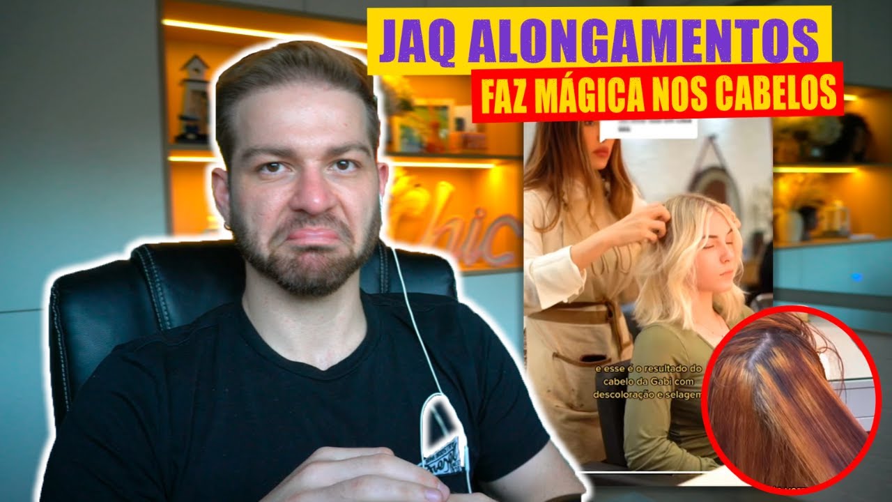 REMOVENDO COLORAÇÃO PRETA - JAQ ALONGAMENTOS
