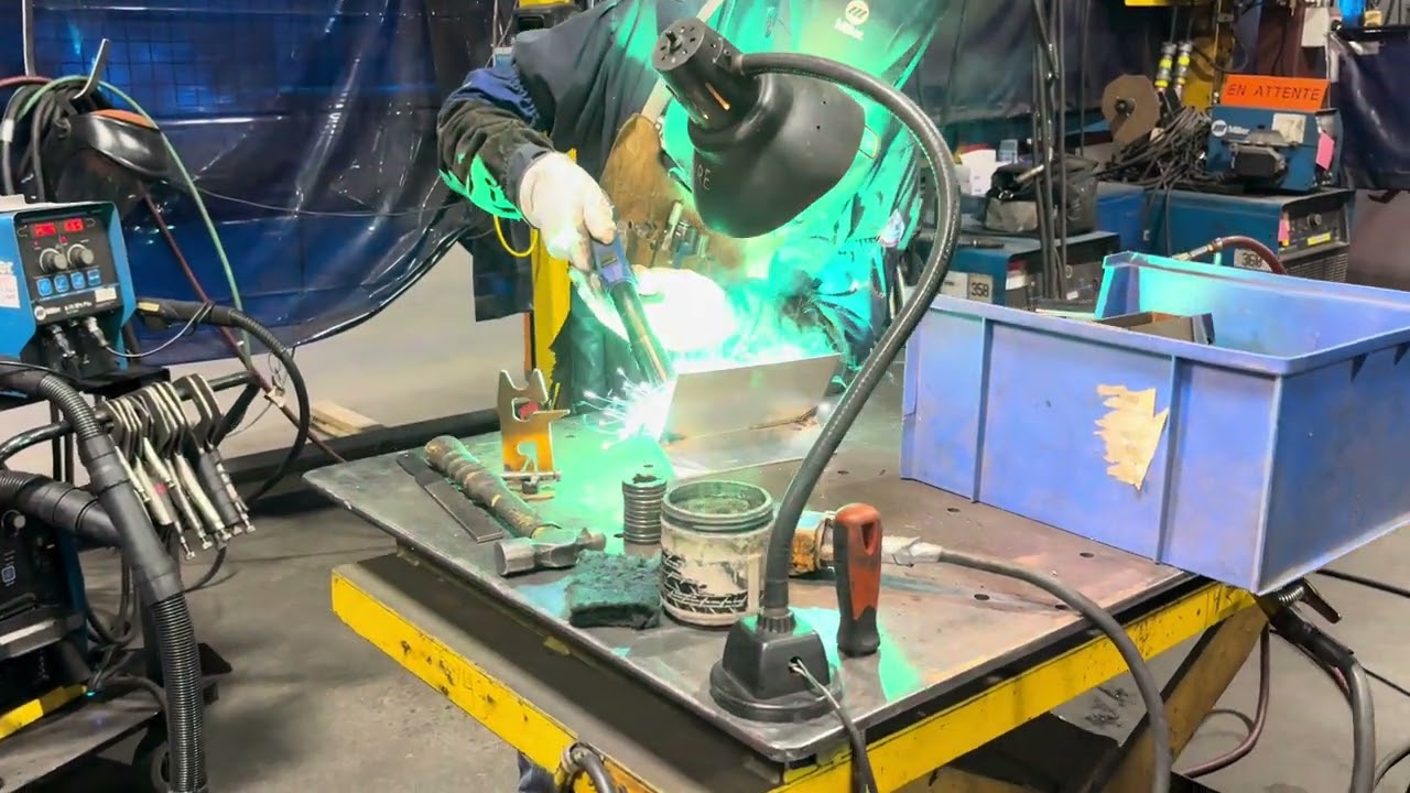 xFUme Pro 36 welds Aluminum 5356 3/64