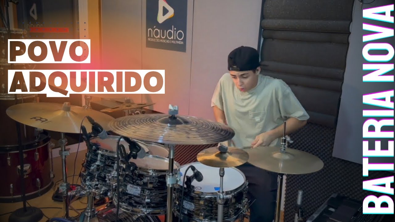 Tocando na minha nova bateria (In Rock) - Pierre Maskaro -  Povo adquirido